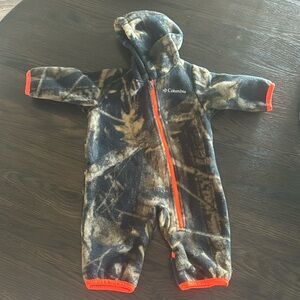 Columbia Fleece Bunting Suit Camo 0-3 months